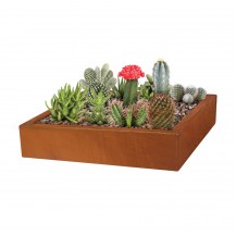 18485 - copa planter - with plants - 350x350x76